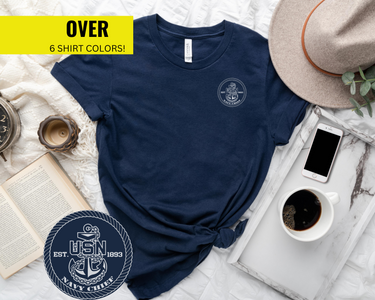 Navy Chief T-Shirt - Black & White Collection